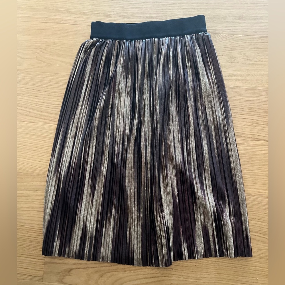Alice and Olivia - black, gold and bronze skirt